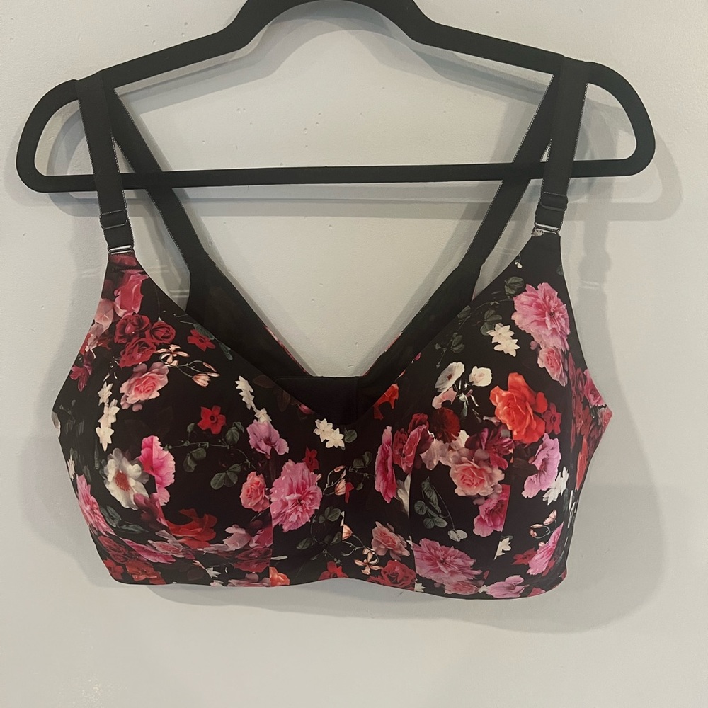 Torrid curve 40F Everyday Wire-Free Lightly Lined Print 360° Back Smoothing Bra